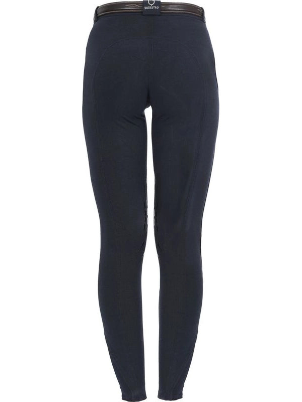 Pantaloni donna modello selene in cotone elasticizzato con grip
