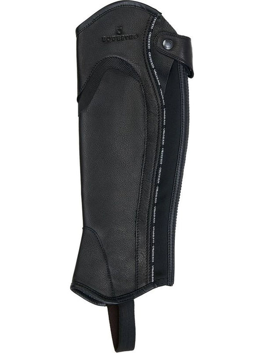 Ghette unisex in cuoio con profilo a contrasto new