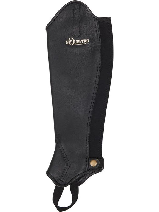 Ghette unisex in cuoio con cerniera posteriore