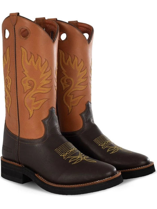 Stivali western buckaroo modello "roping" eq296