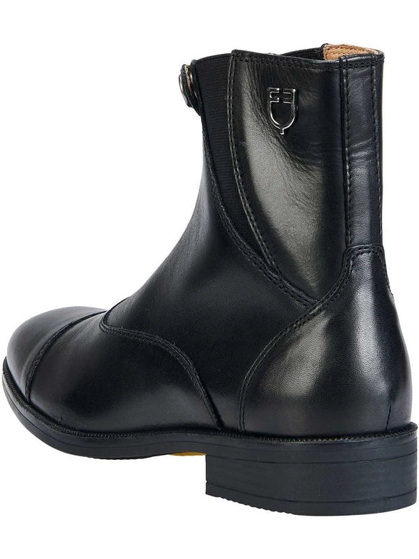Stivaletti unisex in vitello pieno fiore, zip anteriore