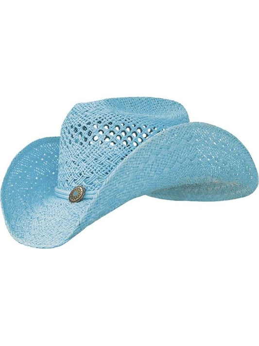 Cappello paglia da donna colorato