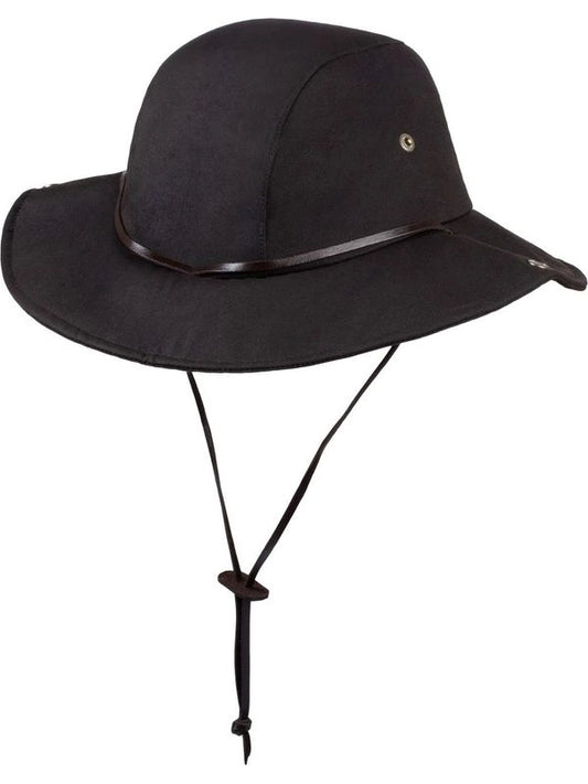 Cappello in tessuto cerato