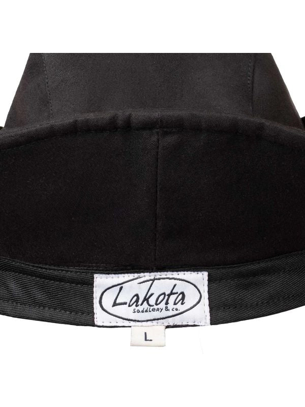 Cappello in tessuto cerato