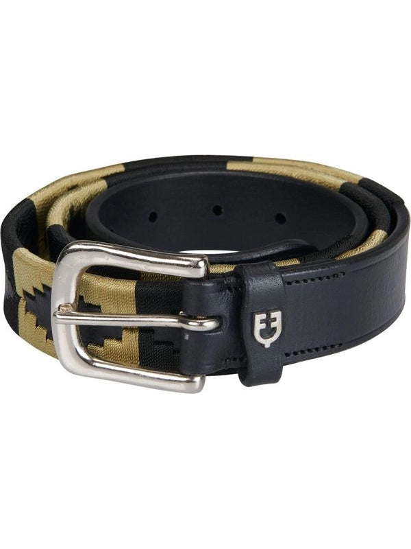 Cintura in cuoio con motivo southwest