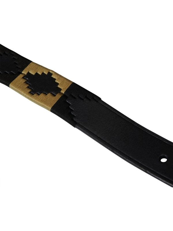 Cintura in cuoio con motivo southwest