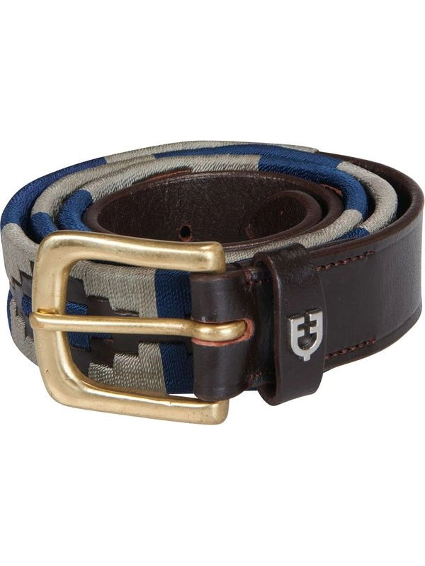 Cintura in cuoio con motivo southwest