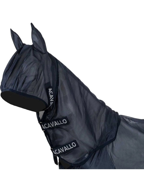 Coperta antimosche in tessuto traspirante con maschera e copricollo