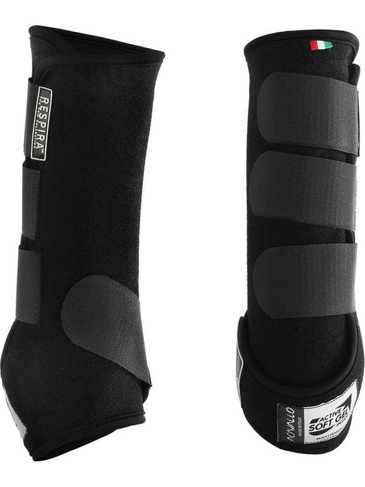 Stinchiere posteriori acavallo in neoprene e gel