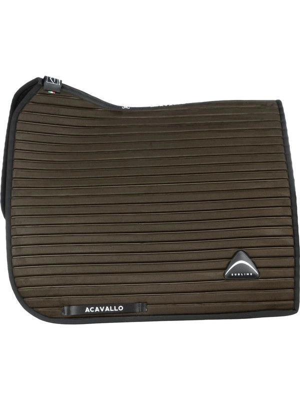 Sottosella da dressage Sublime in camoscio a strisce