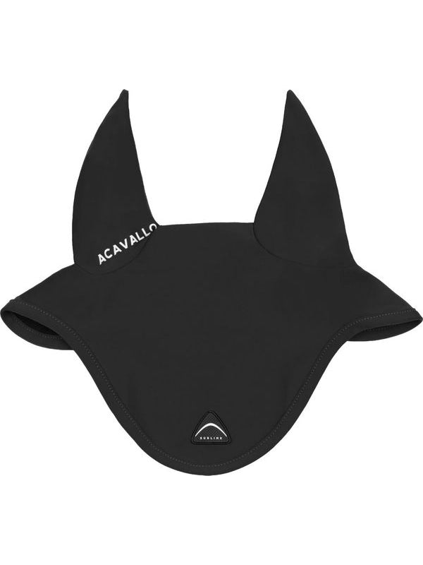 Cuffietta in tessuto tecnico con patch logata in silicone Sublime