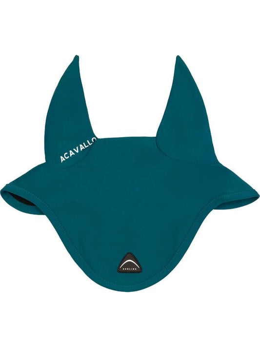 Cuffietta in tessuto tecnico con patch logata in silicone Sublime