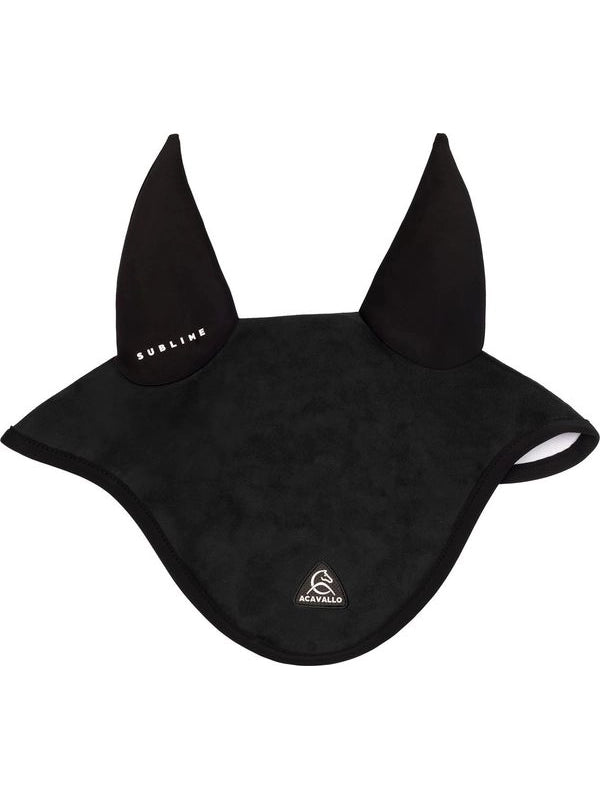 Cuffietta in Louvre con patch logata in silicone Sublime