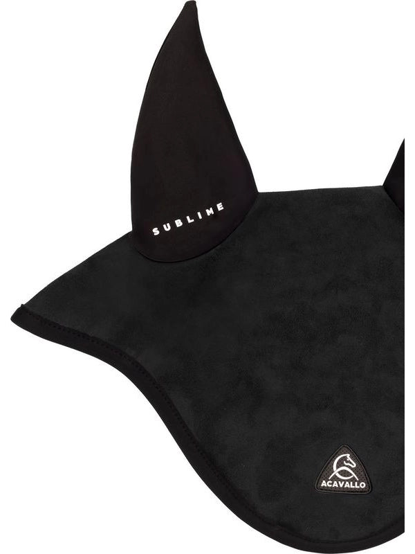 Cuffietta in Louvre con patch logata in silicone Sublime