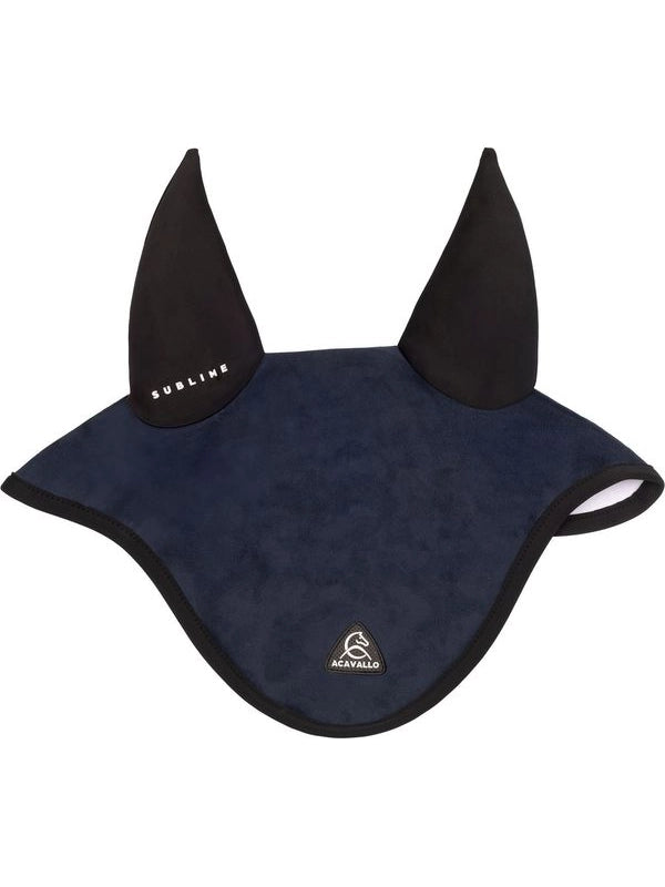 Cuffietta in Louvre con patch logata in silicone Sublime