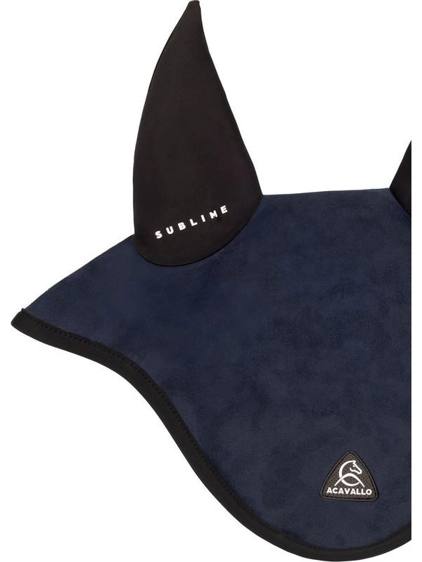 Cuffietta in Louvre con patch logata in silicone Sublime