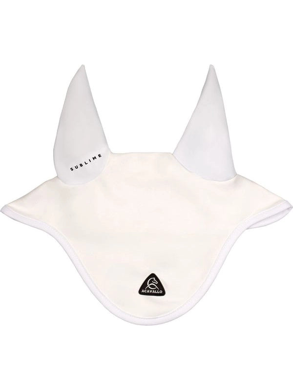 Cuffietta in Louvre con patch logata in silicone Sublime