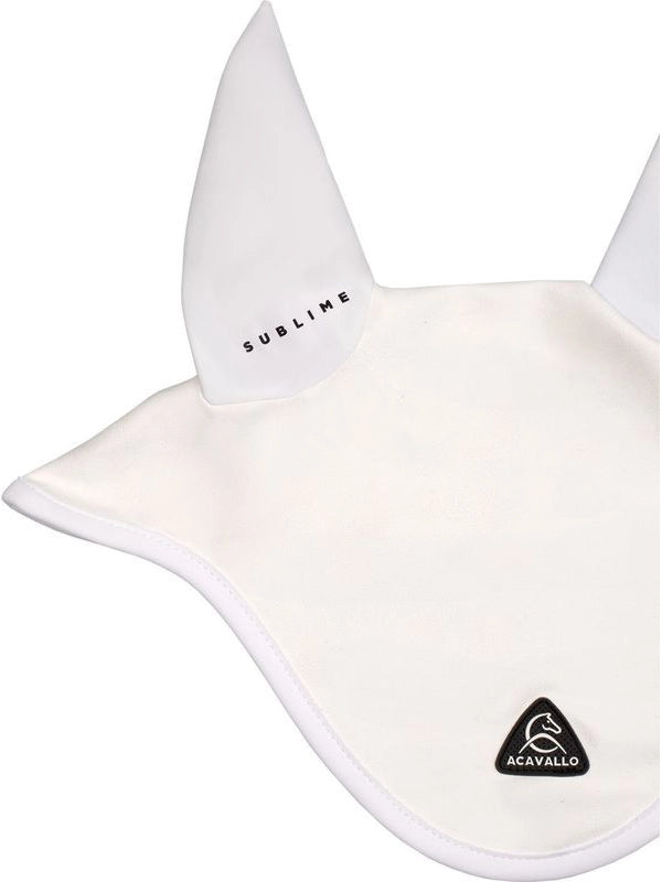 Cuffietta in Louvre con patch logata in silicone Sublime