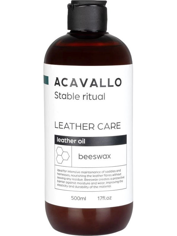 Olio cuoio alla cera d’api 500ml