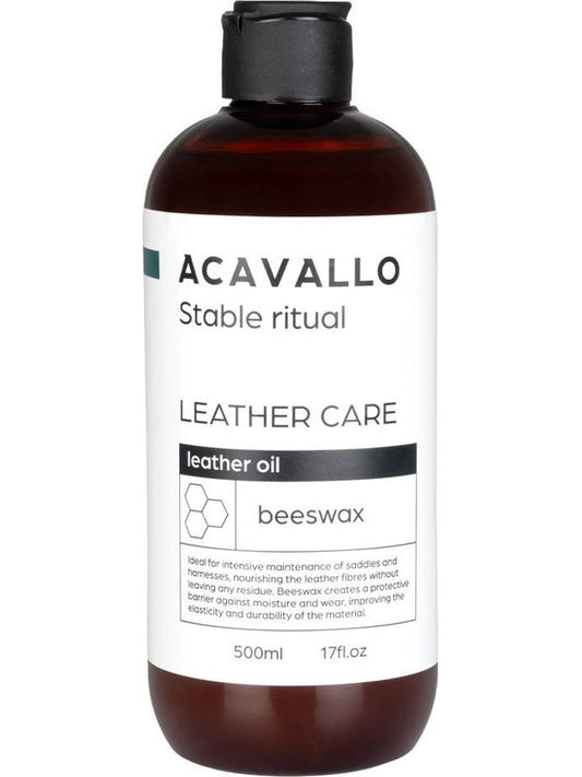 Olio cuoio alla cera d’api 500ml