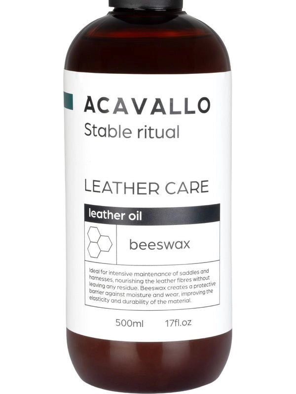 Olio cuoio alla cera d’api 500ml