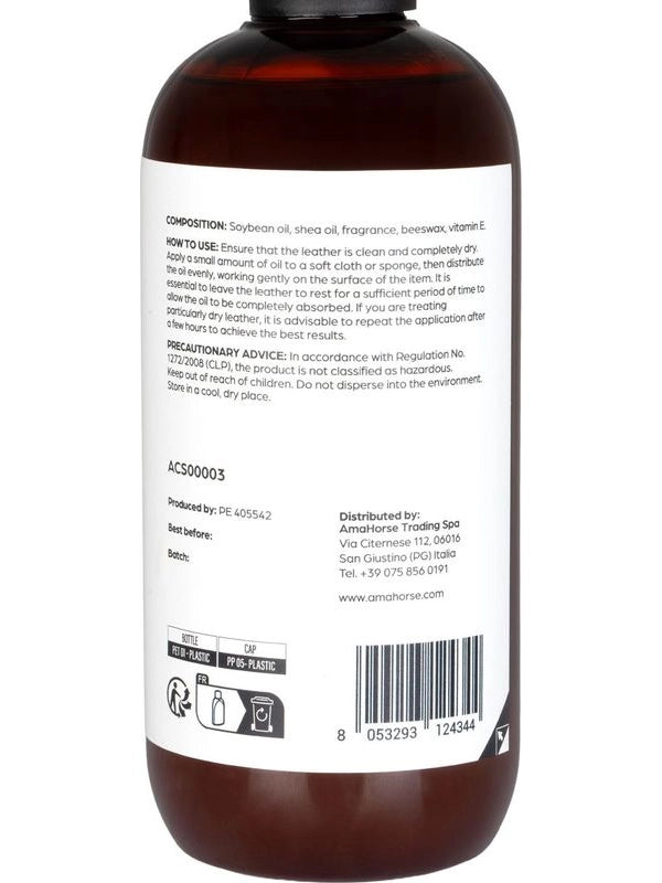 Olio cuoio alla cera d’api 500ml