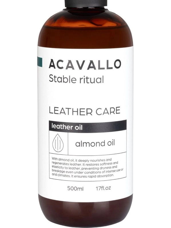 Olio cuoio alla mandorla 500ml (glicerina)