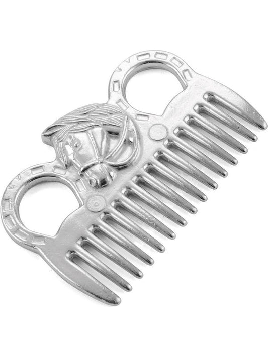 Pettine alluminio c/testa cavallo
