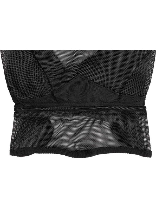 Maschera antimosche pvc c/copriorecchie e zip