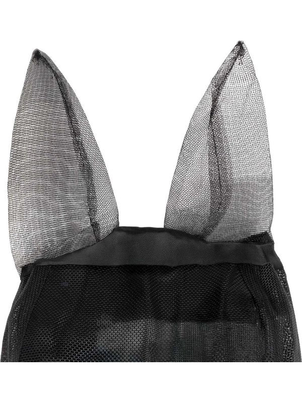 Maschera antimosche pvc c/copriorecchie e chiusura a strappo