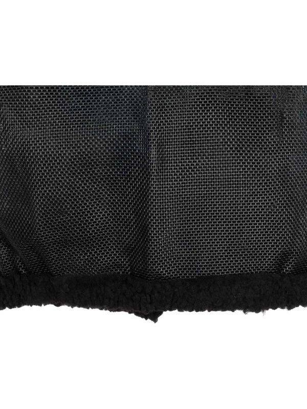 Maschera antimosche pvc c/copriorecchie e chiusura a strappo