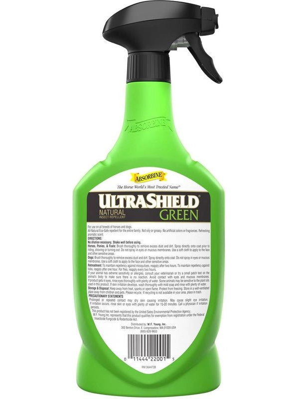 Ultra shield green natural spray
