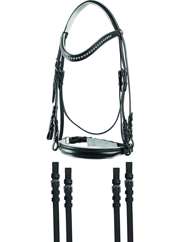 Briglia dressage c/brillantini