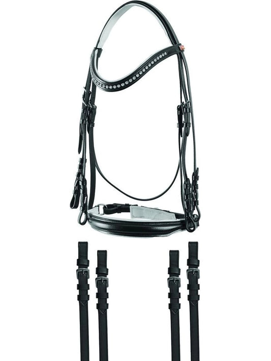 Briglia dressage c/brillantini