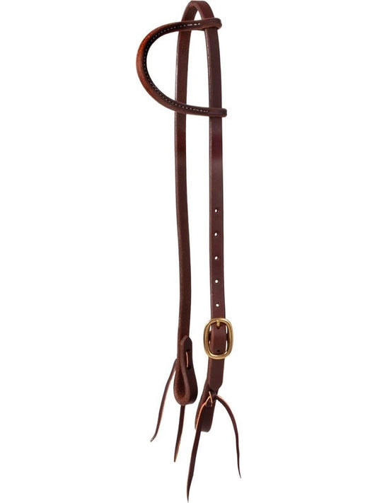 Testiera 1 orecchio una fibbia ottone made in usa pool's