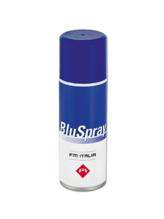 Blue spray rider & horse