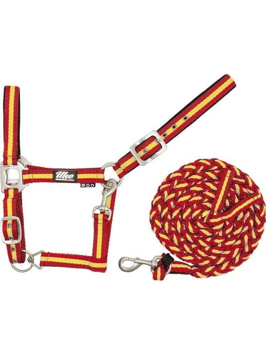Cavezza nylon tricolore + lunghina