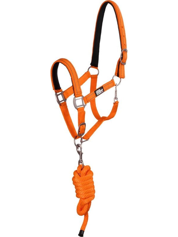 Cavezza nylon c/lunghina modello reflective