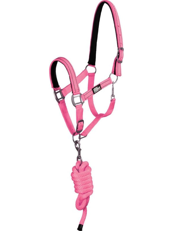 Cavezza nylon c/lunghina modello reflective
