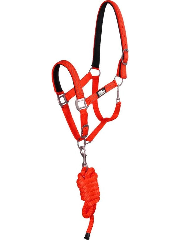 Cavezza nylon c/lunghina modello reflective
