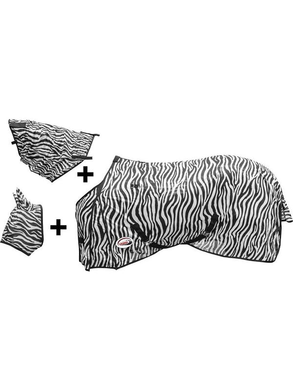 Coperta rete c/maschera modello zebra