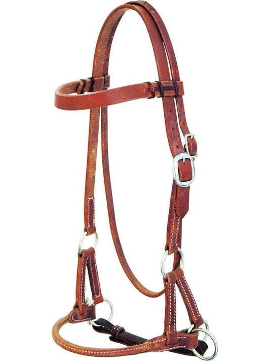 Side pull nasalina cuoio tondo pool's