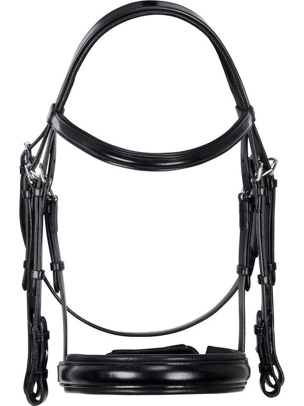 Briglia dressage in cuoio senza redini