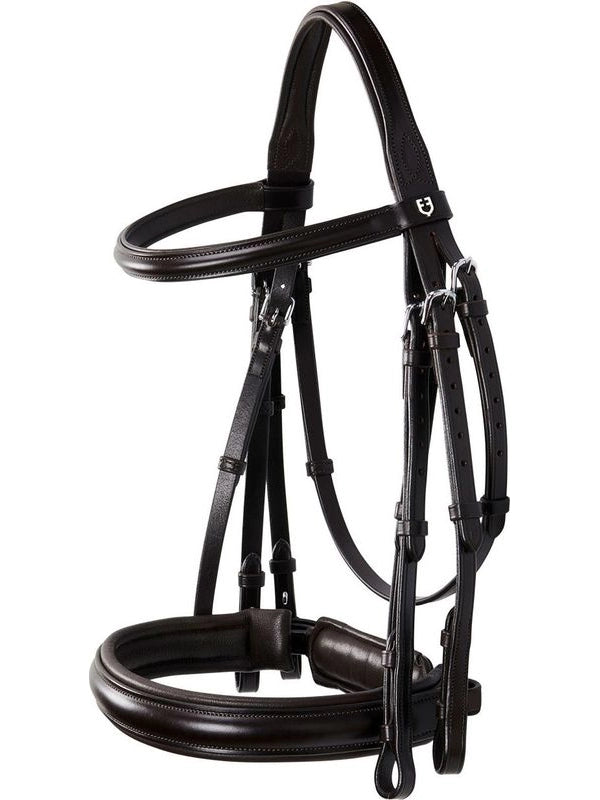 Briglia dressage in cuoio senza redini