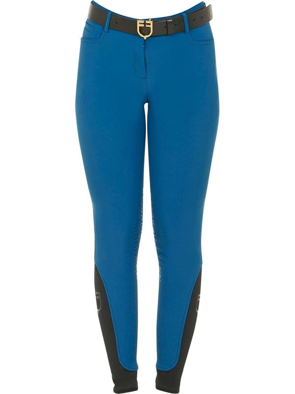 Pantaloni donna slim fit grip con logo Equestro
