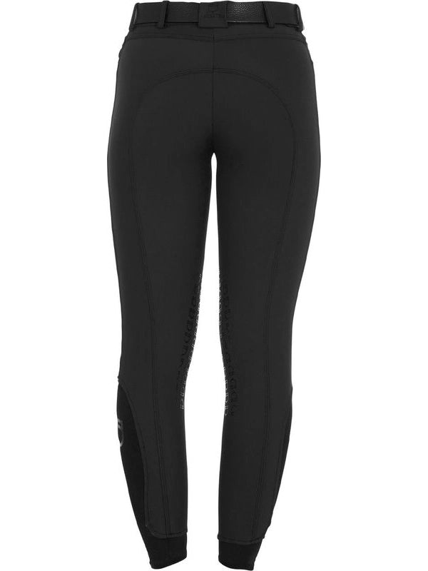 Pantaloni donna slim fit grip con logo Equestro