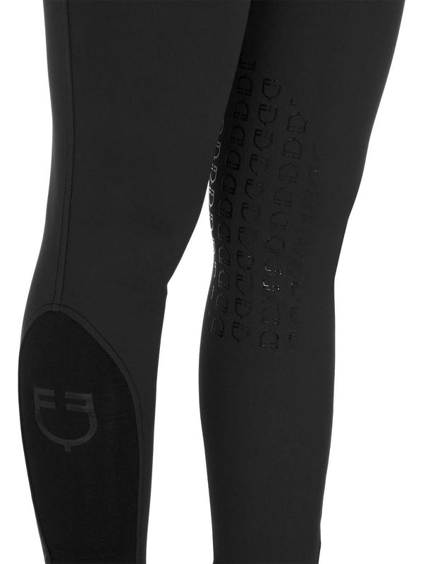 Pantaloni donna slim fit grip con logo Equestro