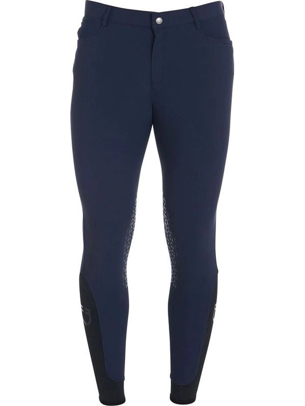 Pantaloni uomo estivi slim fit in tessuto tecnico bielastico