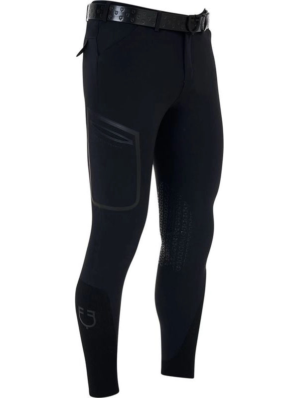 Pantalone slim fit uomo Equestro Ridertechnology cuciture termosaldate