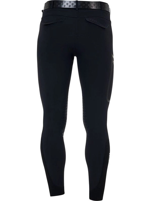 Pantalone slim fit uomo Equestro Ridertechnology cuciture termosaldate